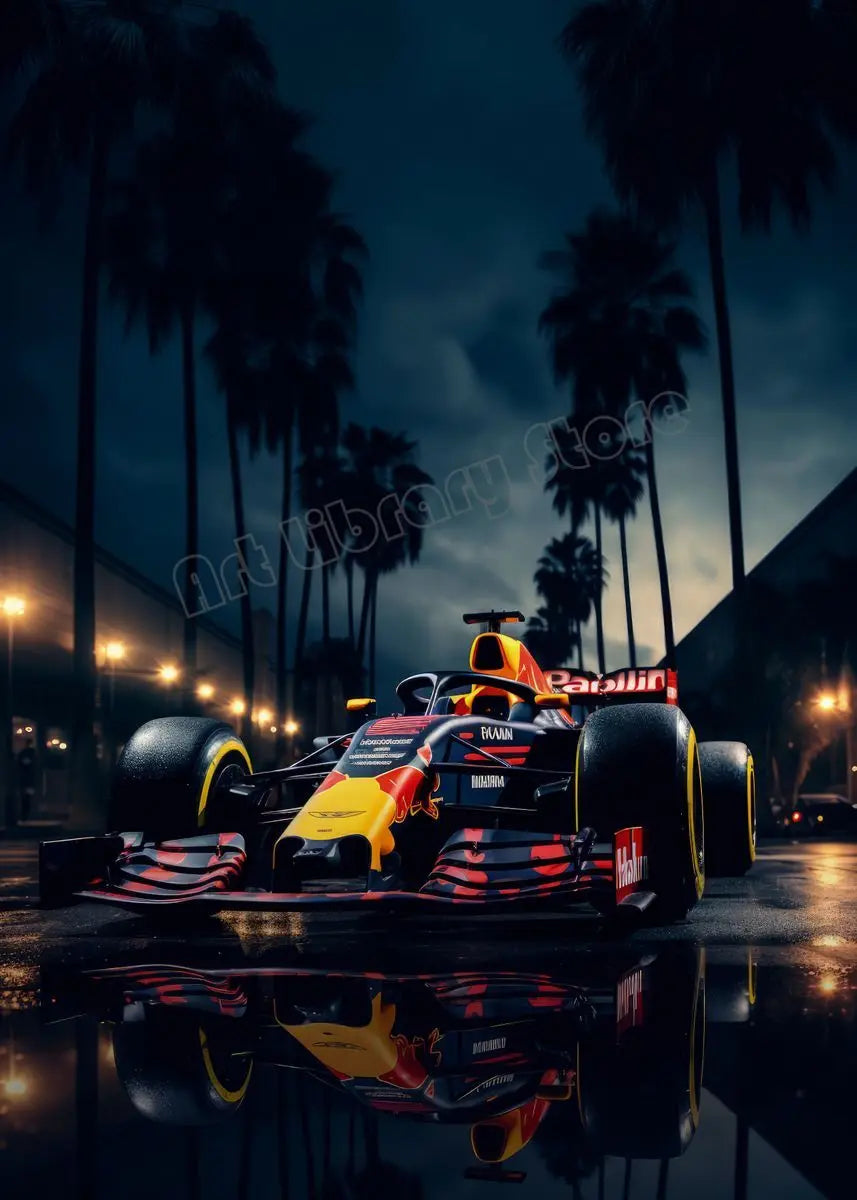 F1 Car Poster