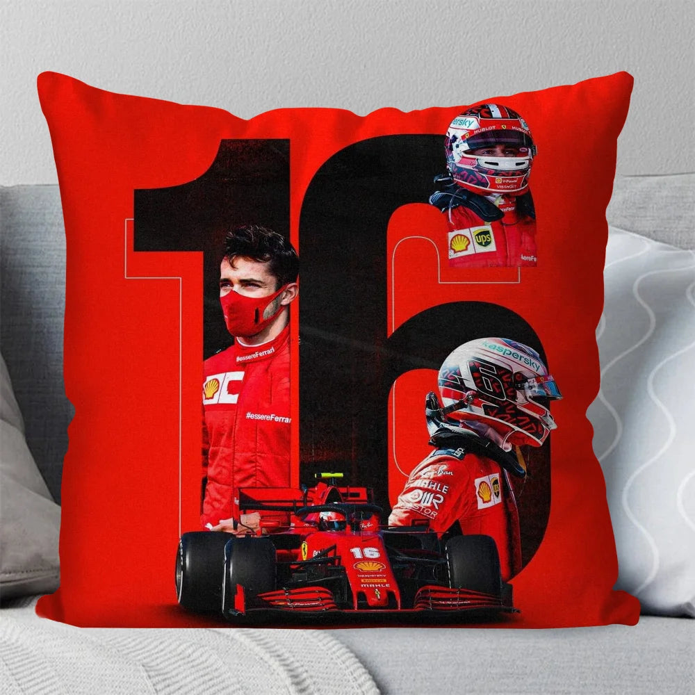 Charles Leclerc F1 Pillow