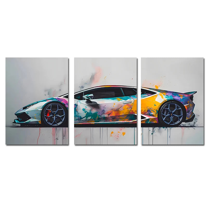 3Pcs Porsche GT3RS (992) Posters