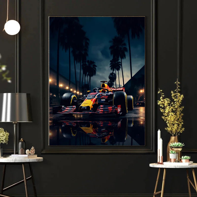 F1 Car Poster