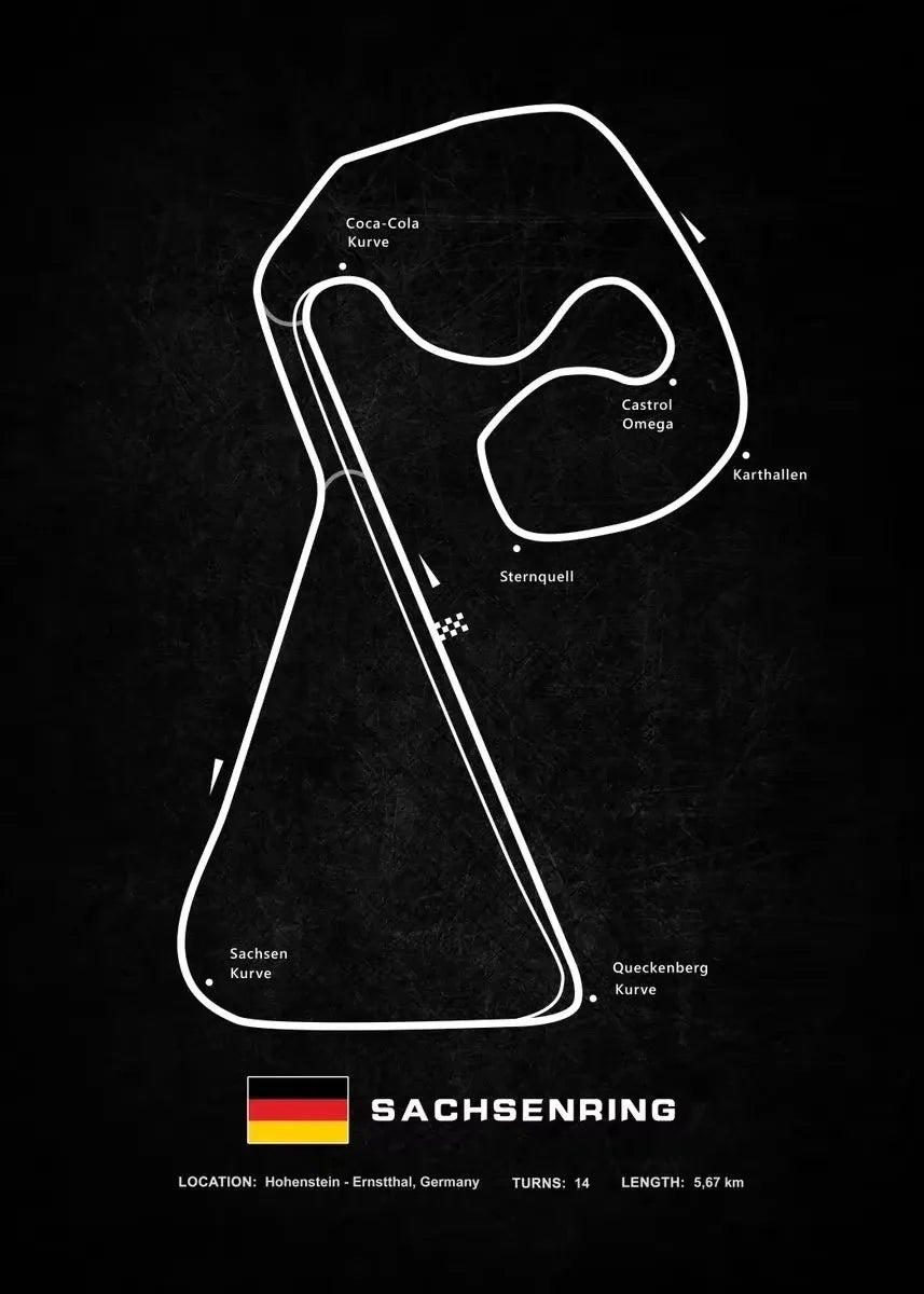 Racing Circuits Poster F1 2023