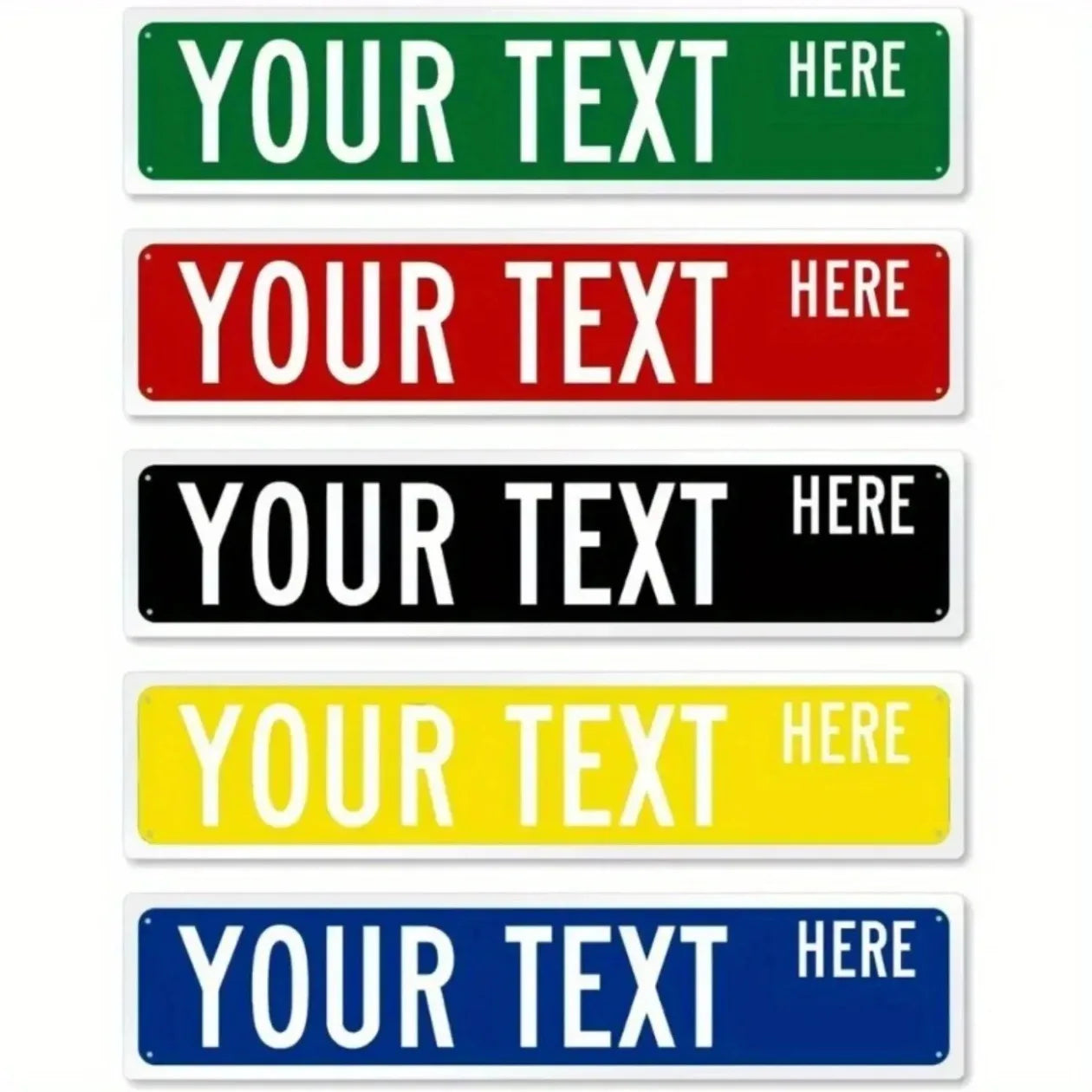 Personalized Customizable Metal Sign
