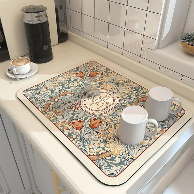 Antiskid Kitchen Absorbent Draining Mat