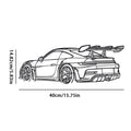 Car Metal Wall Art Porshe Gt3Rs (992)