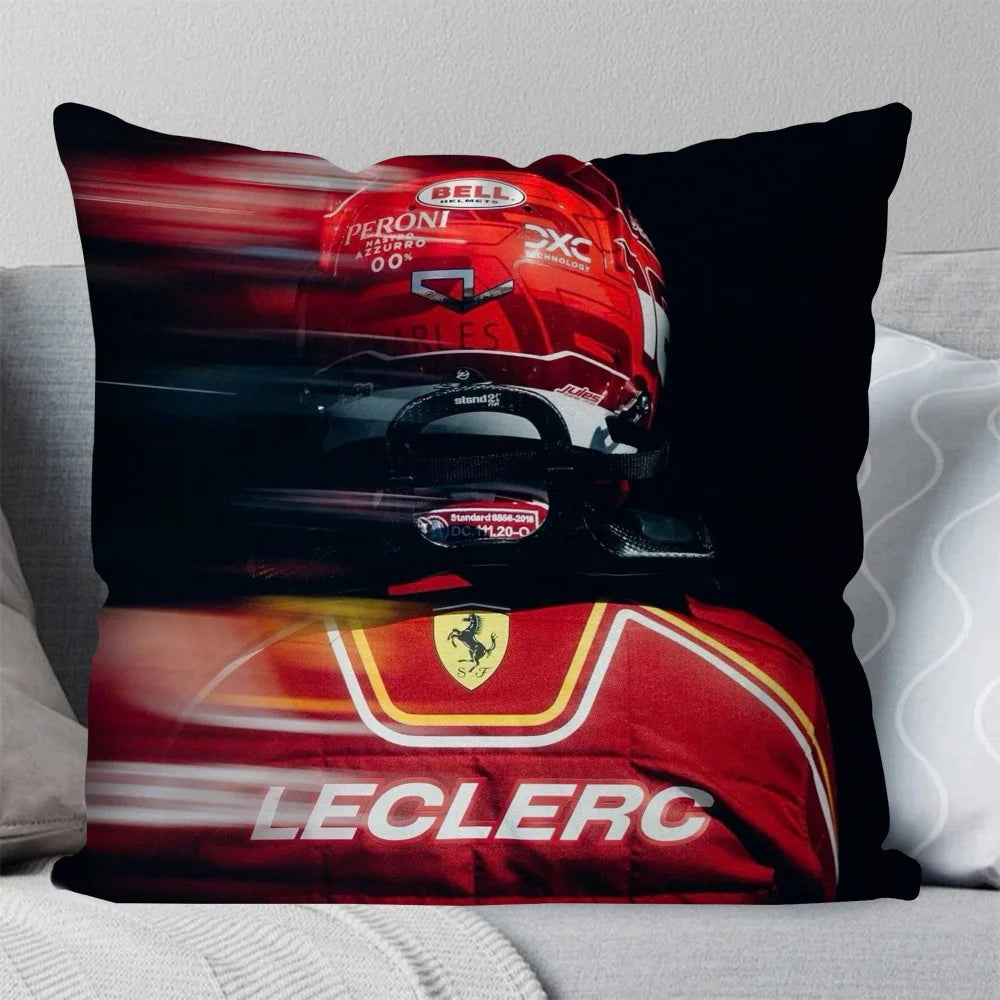 Charles Leclerc F1 Pillow