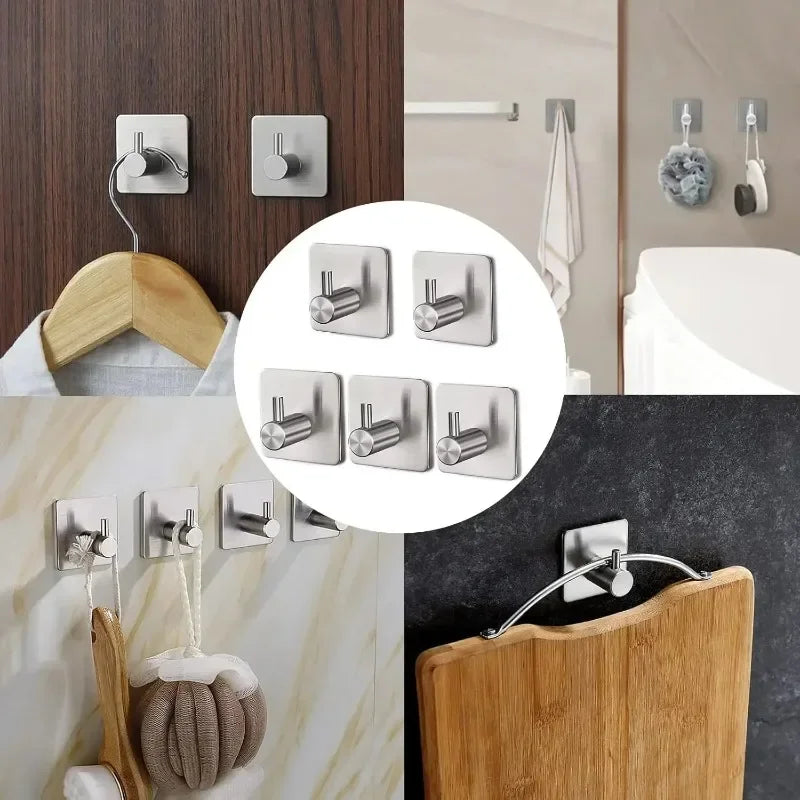 6Pcs Strong Adhesive Wall Hook