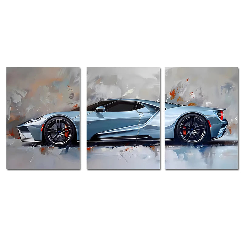 3Pcs Porsche GT3RS (992) Posters