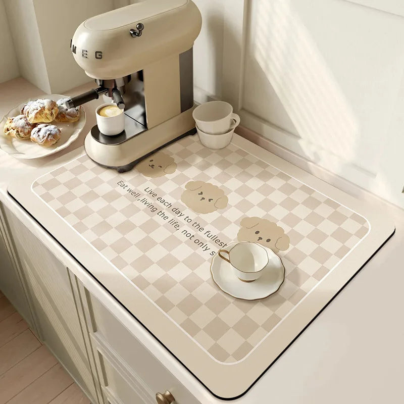 Antiskid Kitchen Absorbent Draining Mat