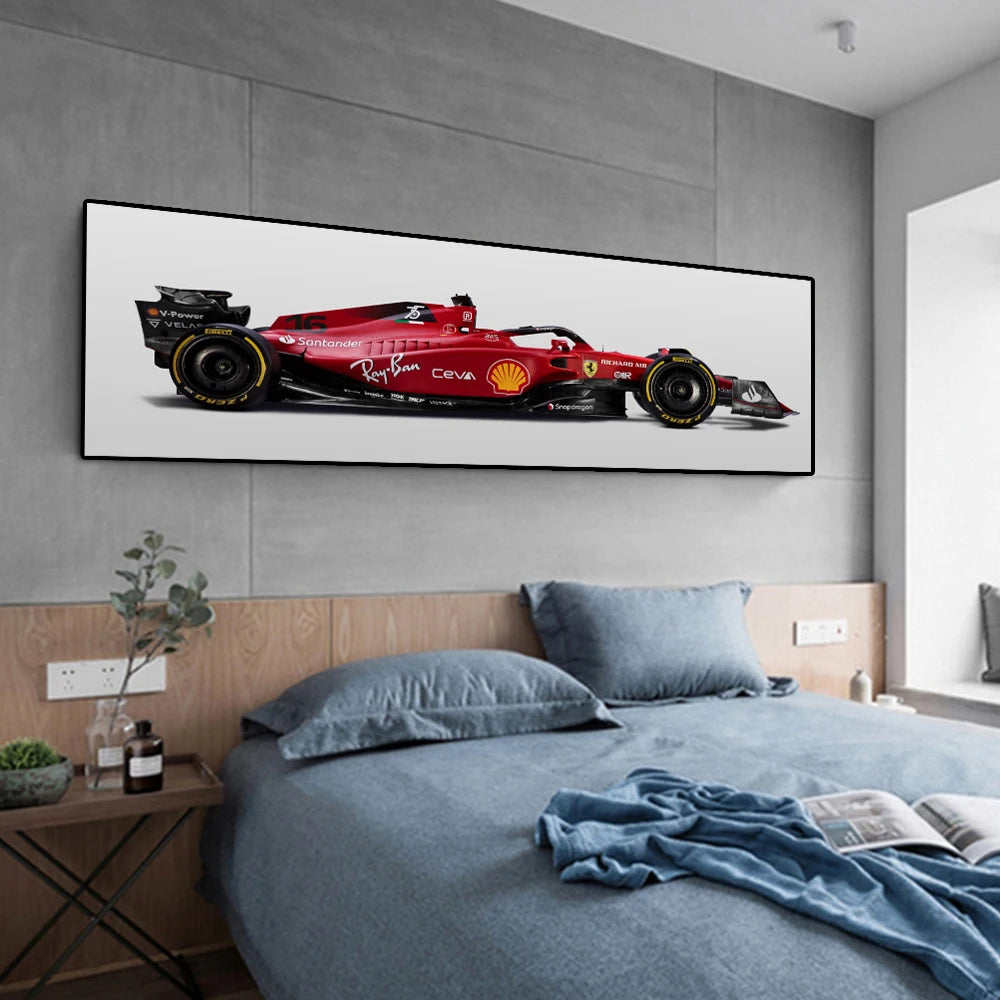 Formula 1 F1-75 Sainz or Leclerc Car Poster