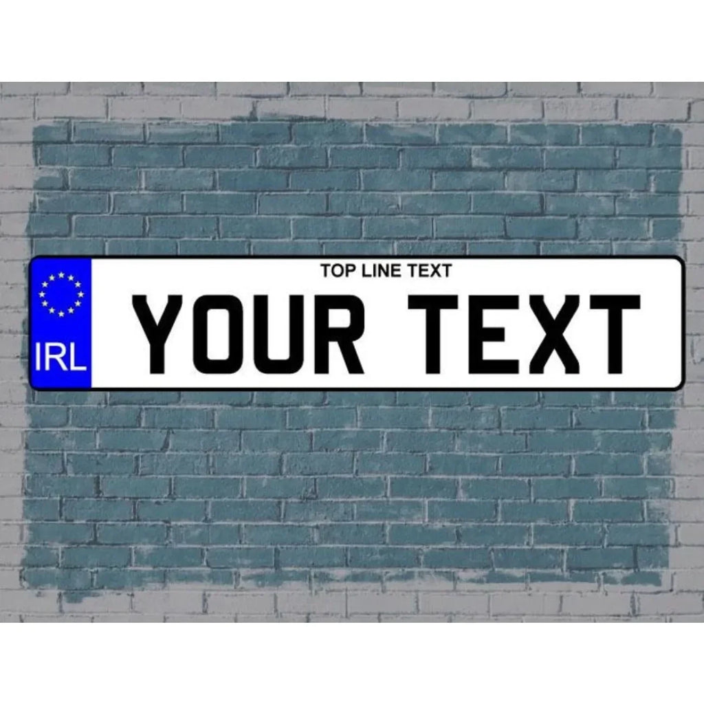 Personalized Customizable Metal Sign