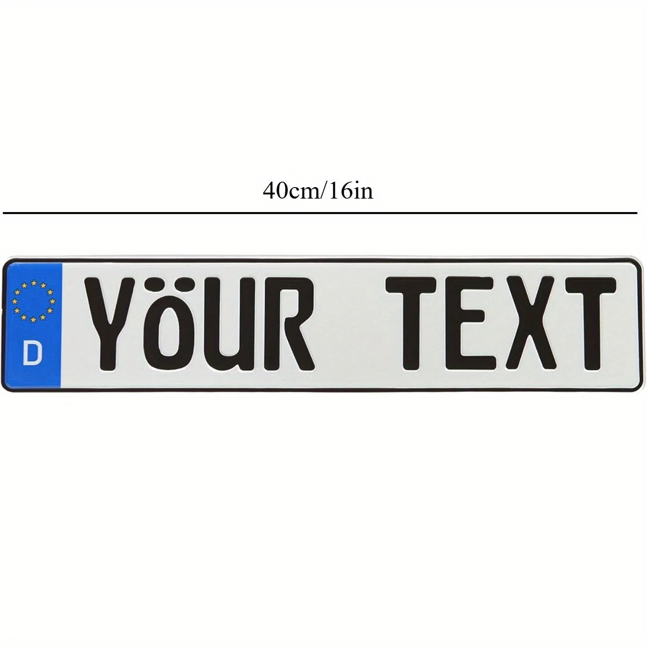 Custom European Decorative Sign & Frame
