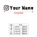 1PC Custom Instagram User Name