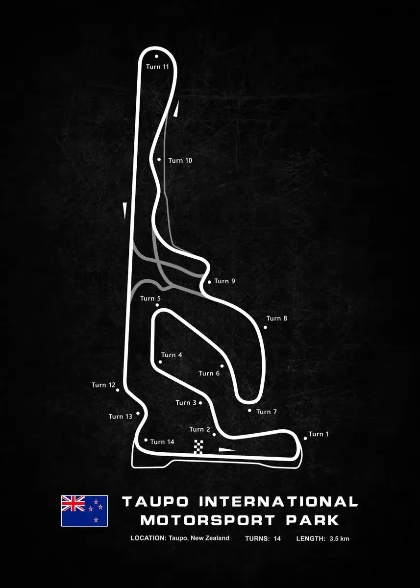 Racing Circuits Poster F1 2023