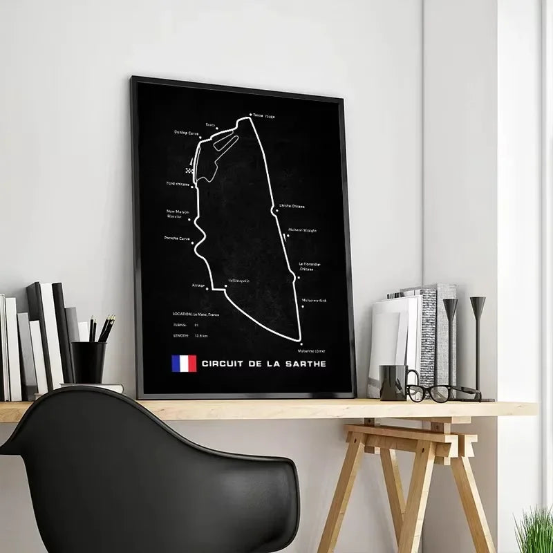 Racing Circuits Poster F1 2023