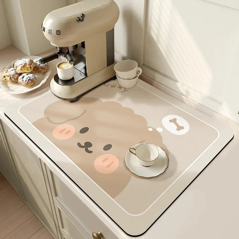 Antiskid Kitchen Absorbent Draining Mat