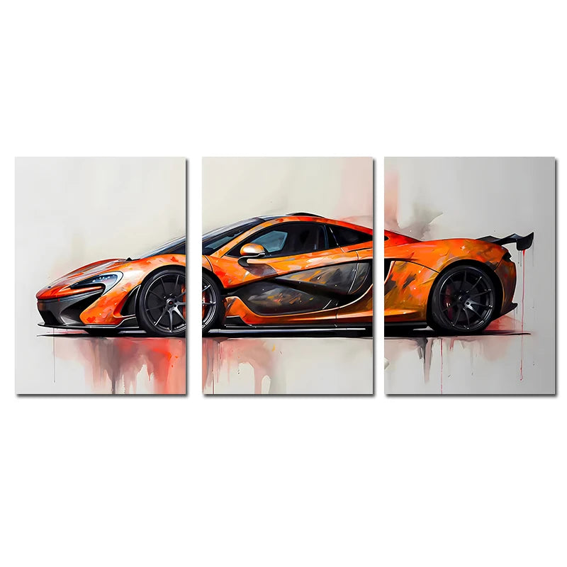 3Pcs Porsche GT3RS (992) Posters