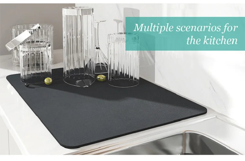 Antiskid Kitchen Absorbent Draining Mat