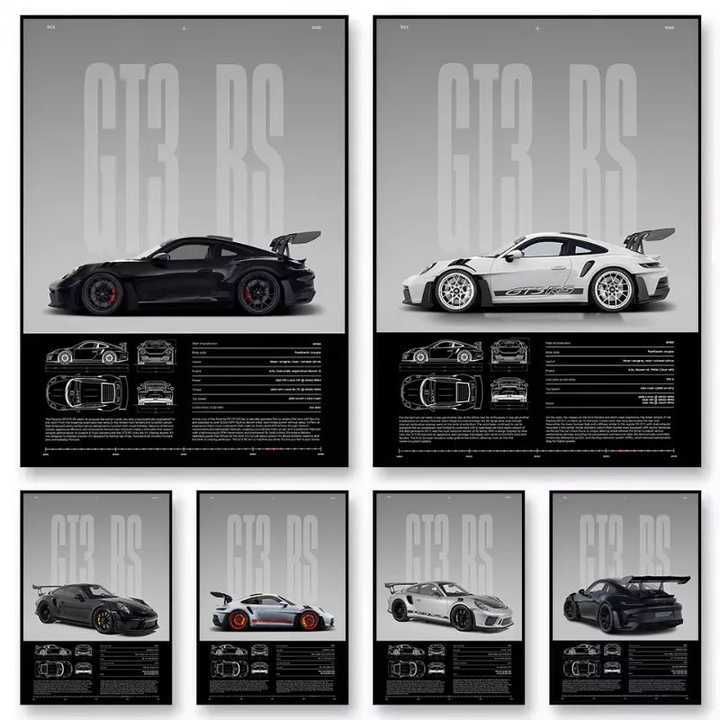 Porshe Gt3Rs (992) Poster
