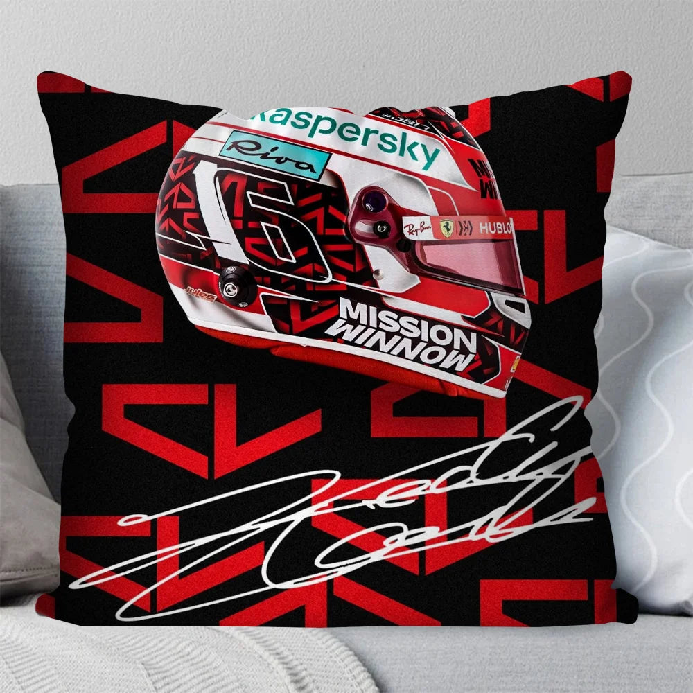 Charles Leclerc F1 Pillow
