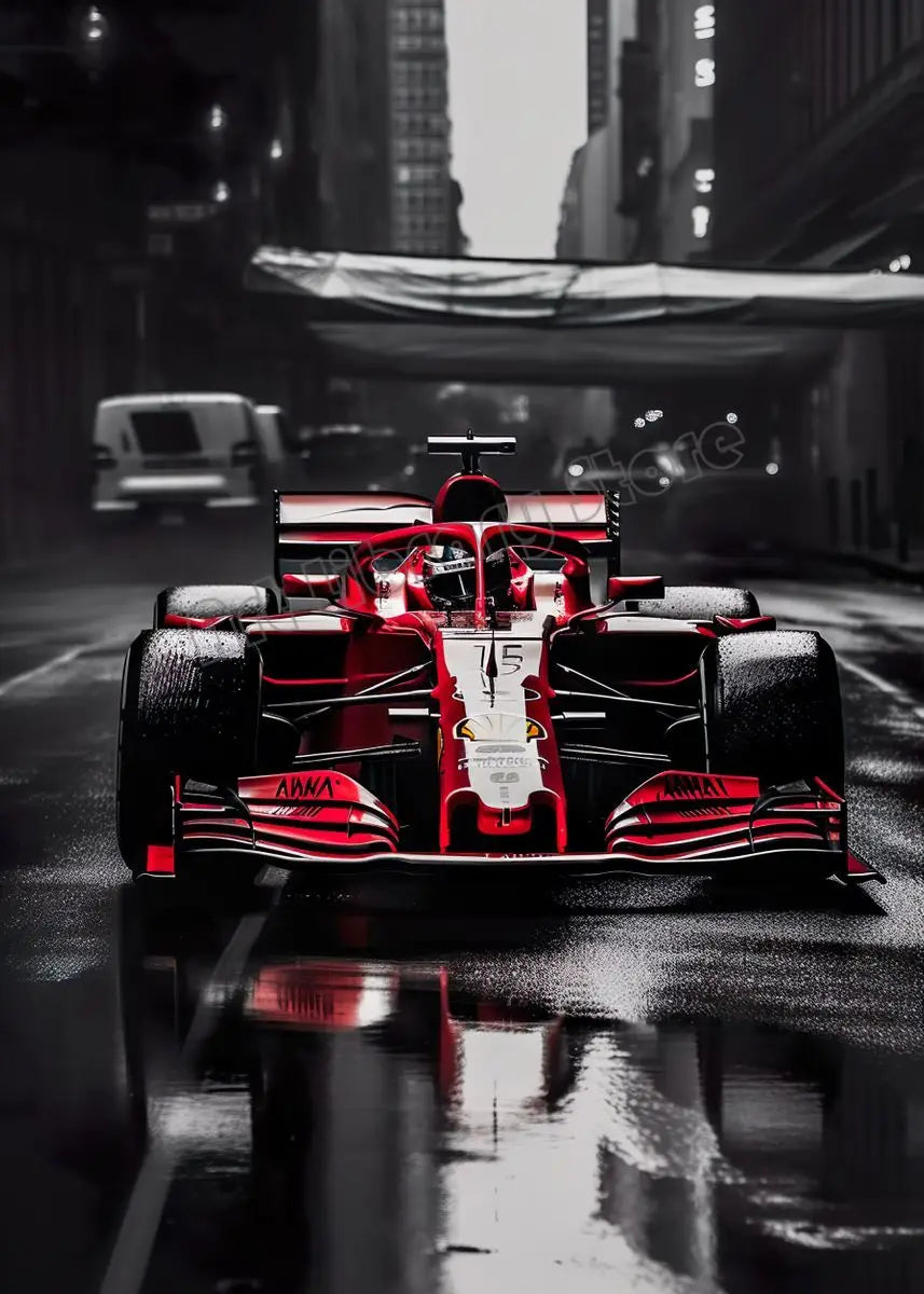 F1 Car Poster