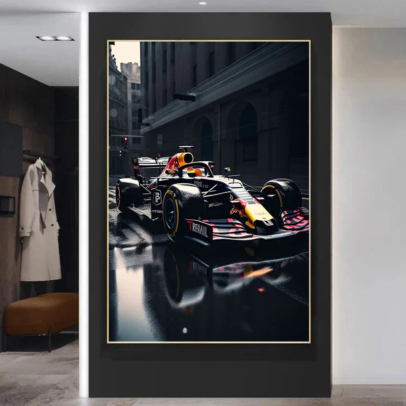 F1 Car Poster