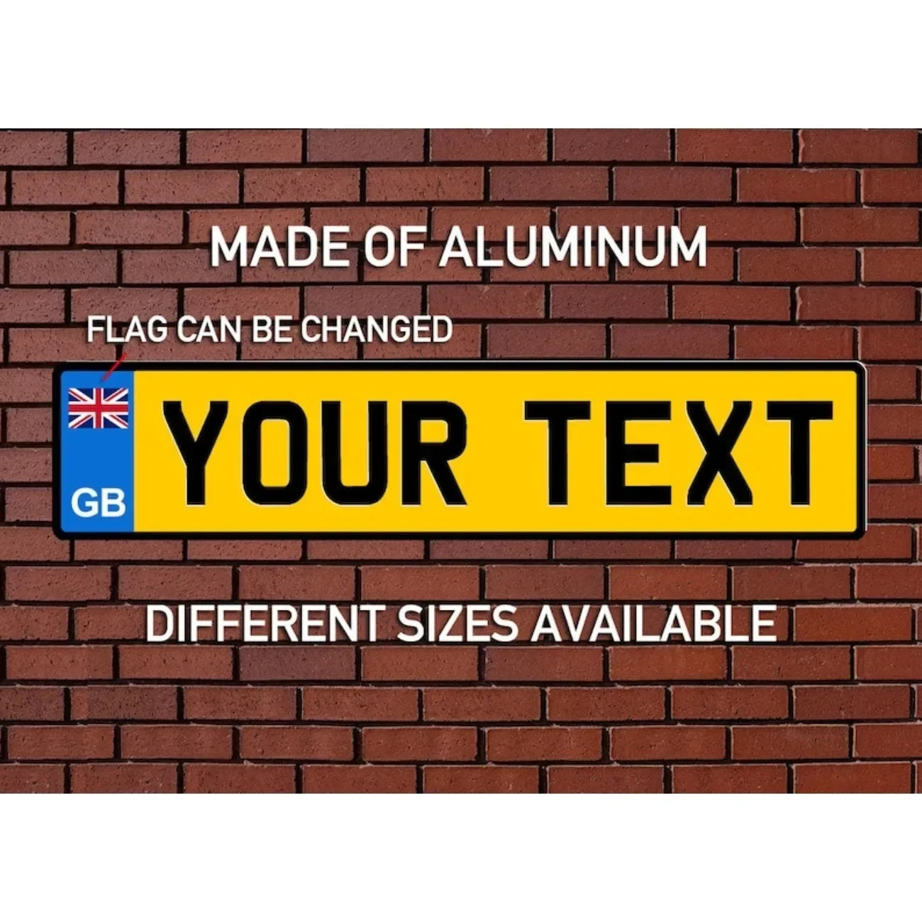 Personalized Customizable Metal Sign