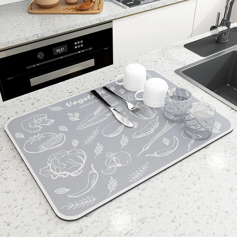 Antiskid Kitchen Absorbent Draining Mat