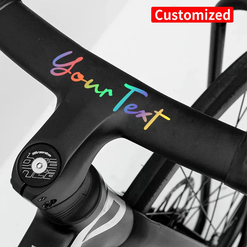 1PC Custom Bicycle Stickers