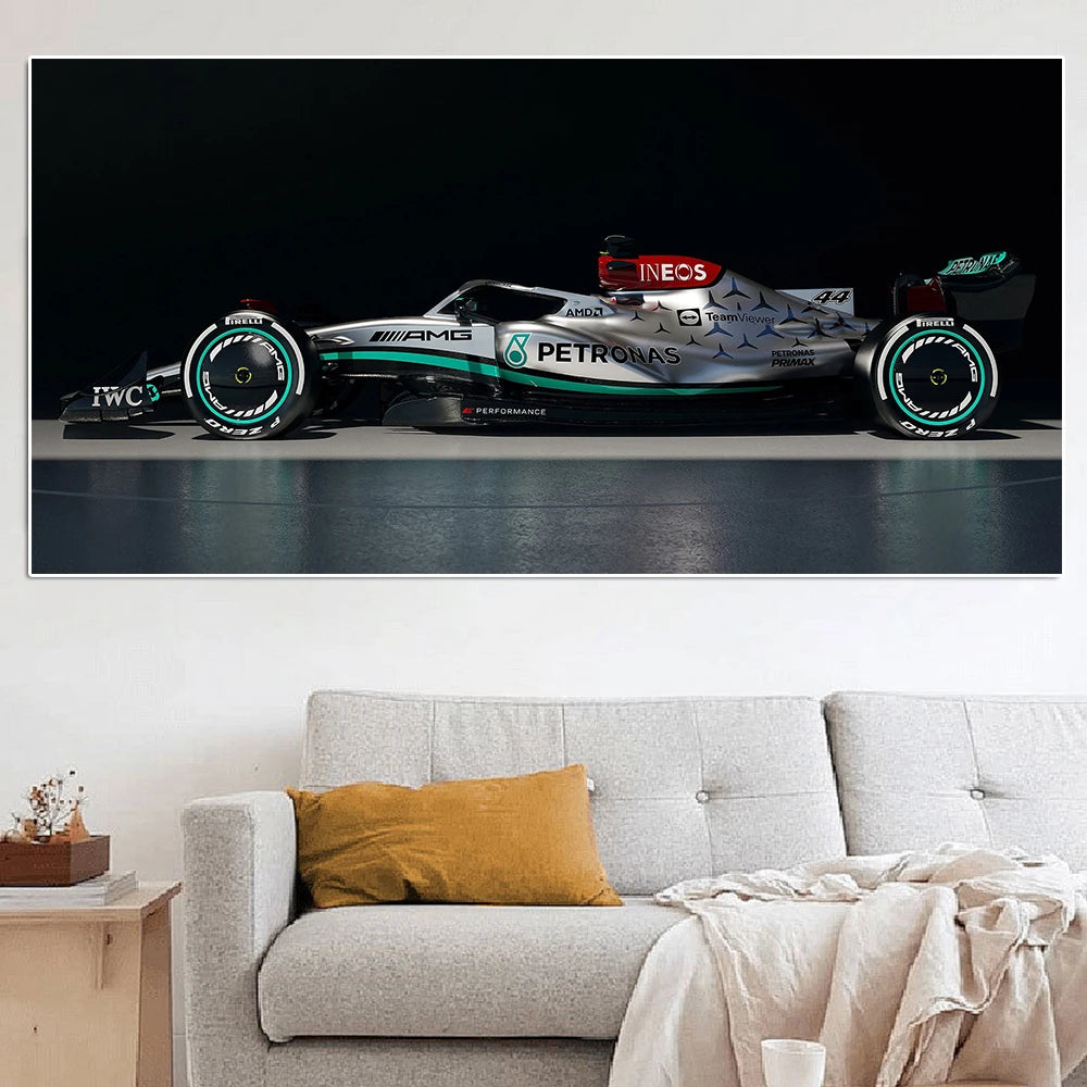 Formula 1 Max Verstappen, Charles Leclerc & Lewis Hamilton Racing Poster