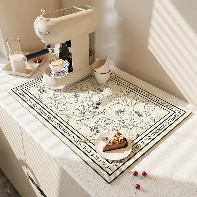 Antiskid Kitchen Absorbent Draining Mat