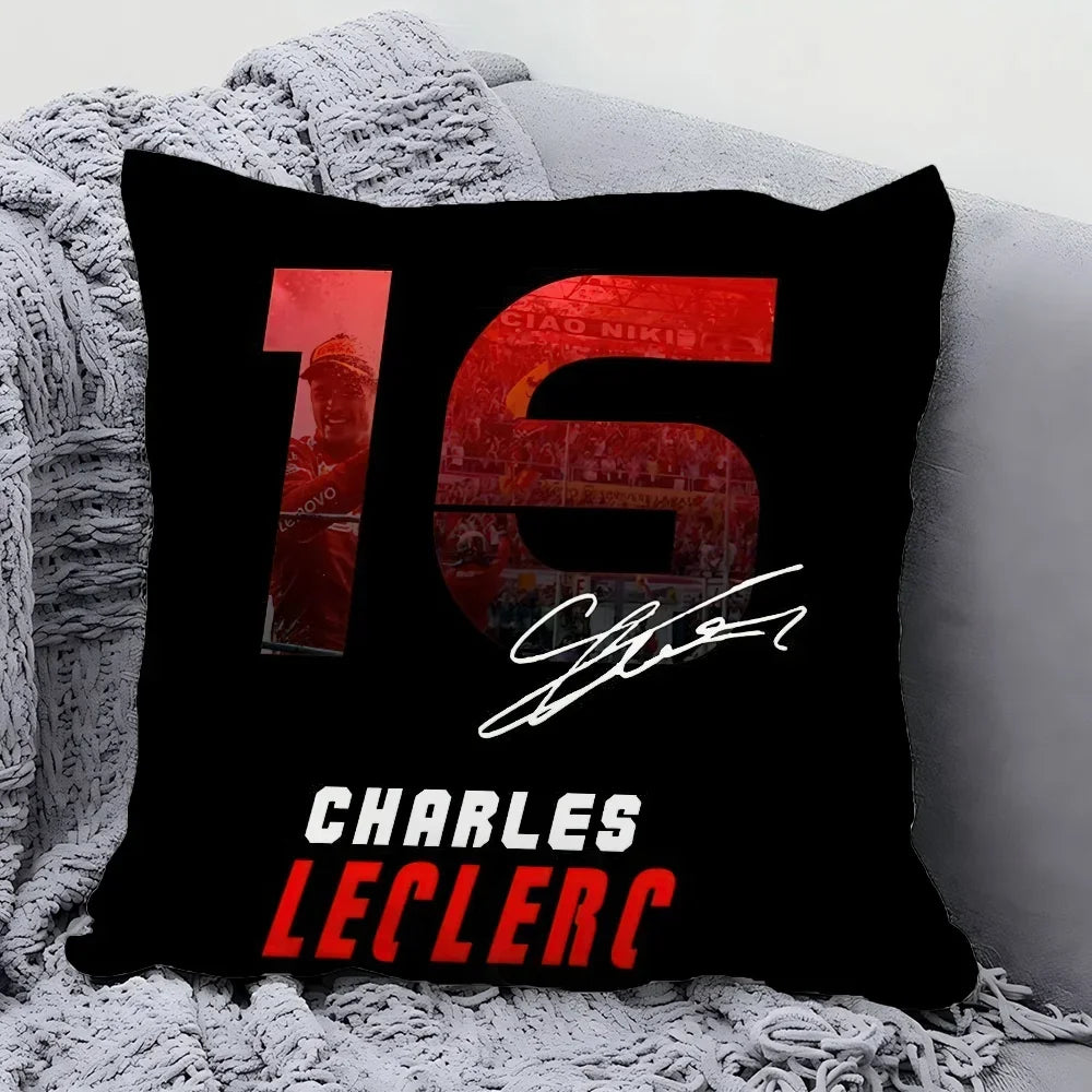 Charles Leclerc F1 Pillow