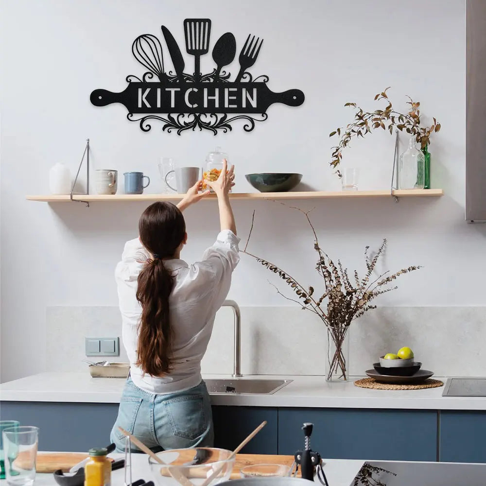 Kitchen Metal Sign
