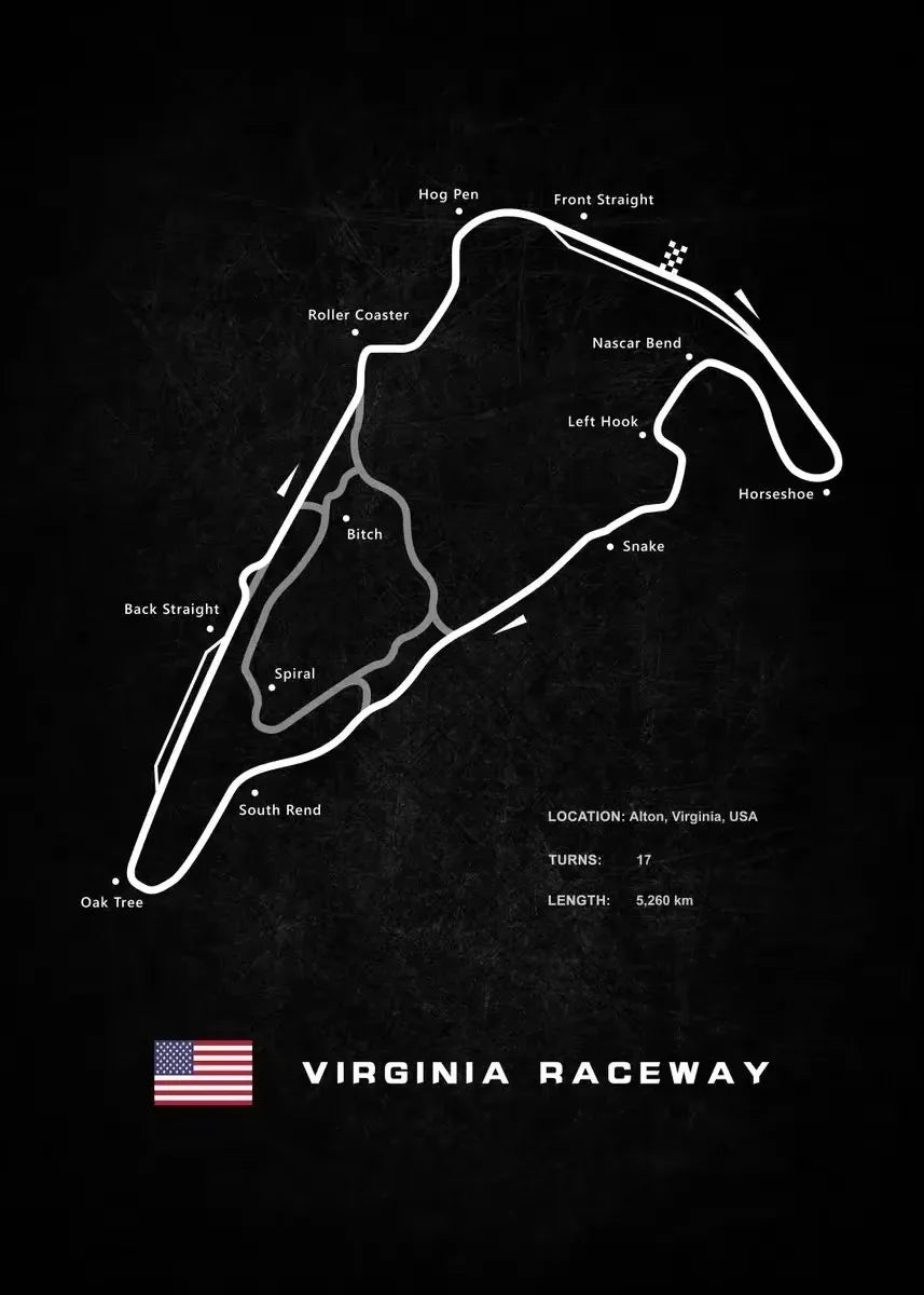 Racing Circuits Poster F1 2023
