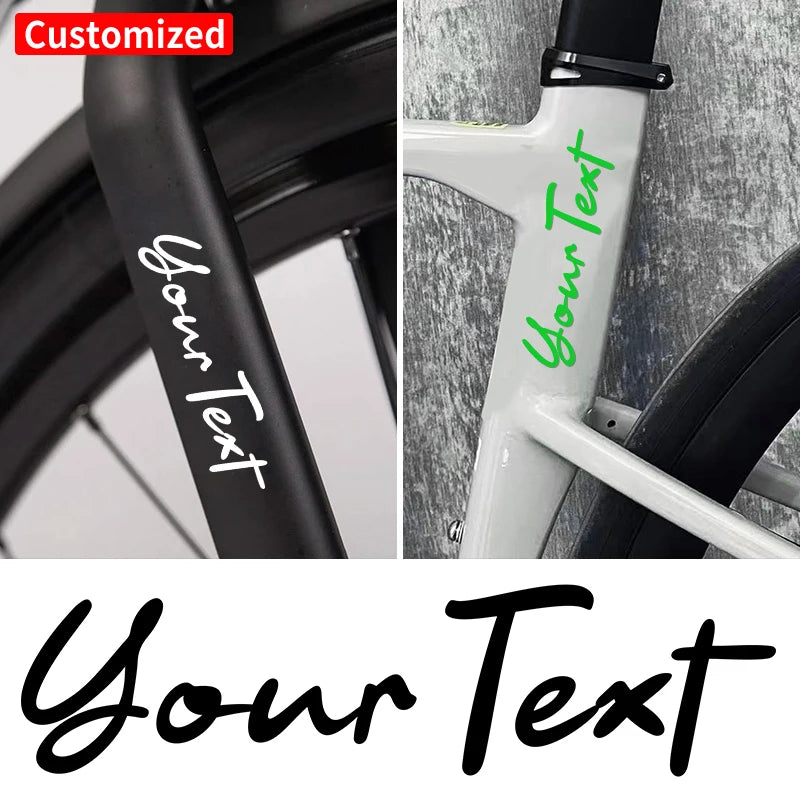 1PC Custom Bicycle Stickers