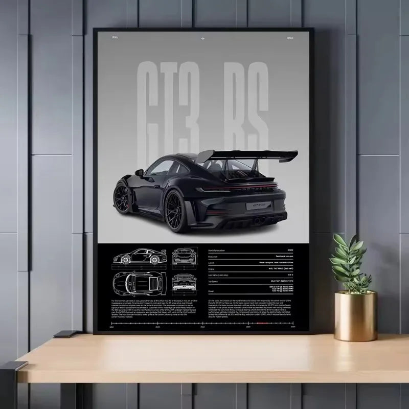 Porshe Gt3Rs (992) Poster