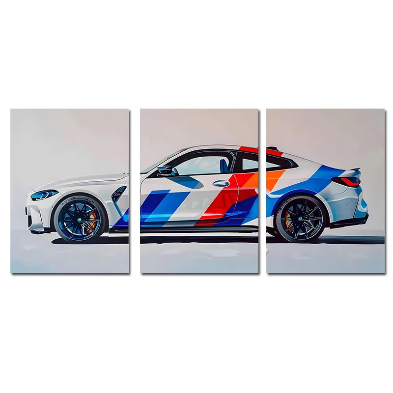 3Pcs Porsche GT3RS (992) Posters