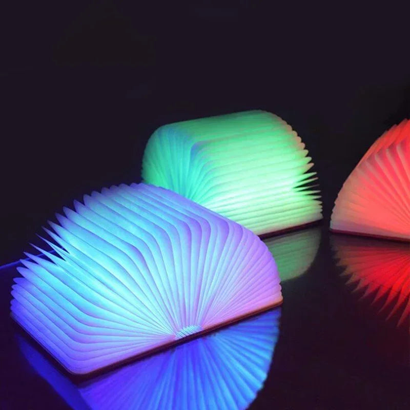 3D Folding Book LED Night Light