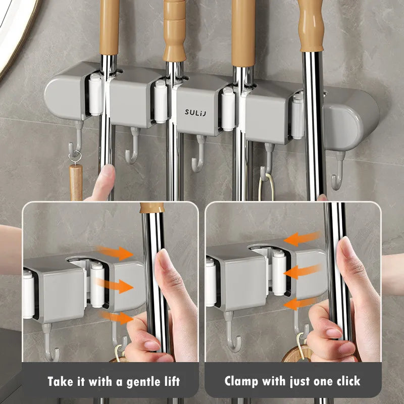 Wall Mounted Mop Holder