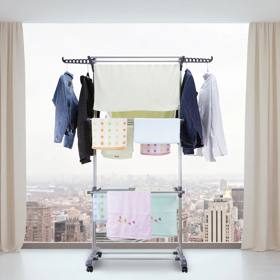 4-Tier Foldable Clothes Rack