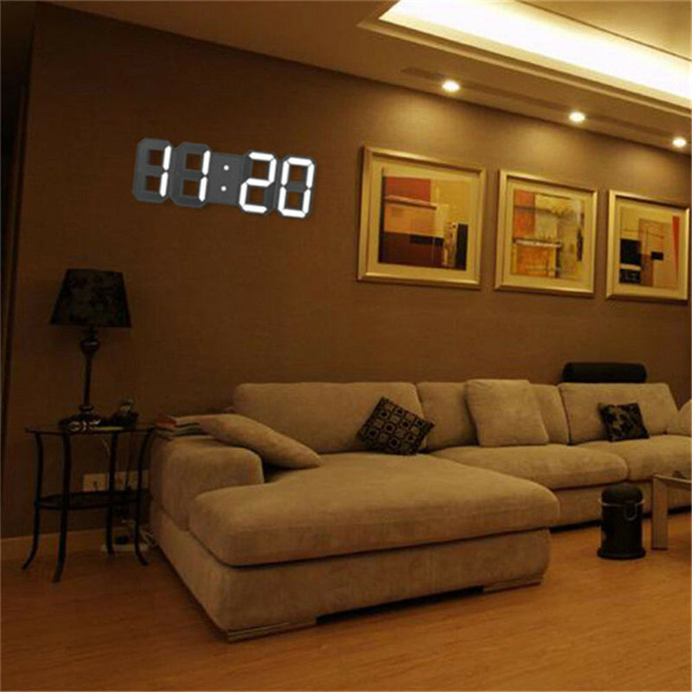 Nightlight Saat Wall Clock Watch