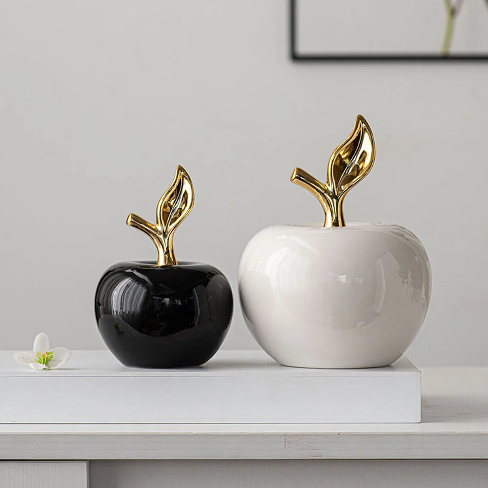 Ceramic Apple Statue