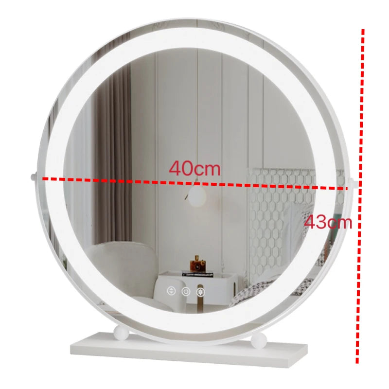 Makeup Circular Mirror With Light