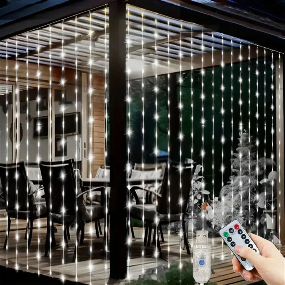 Curtain Garland 8 Modes LED