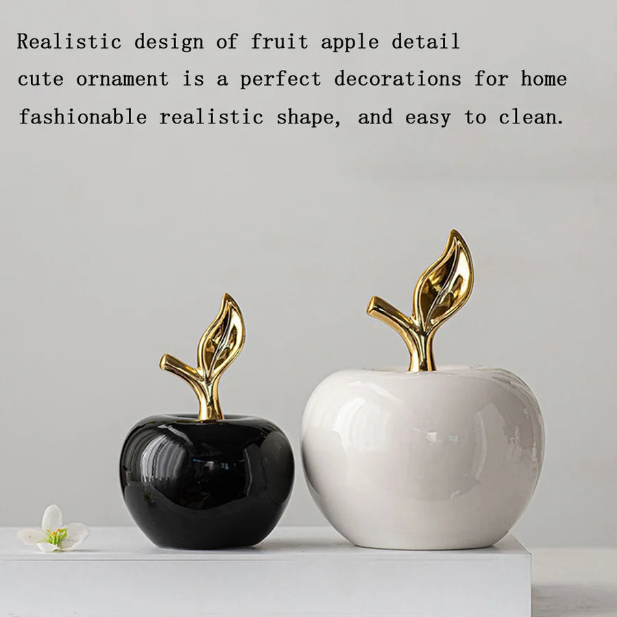 Ceramic Apple Statue