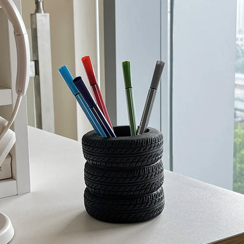 Car Tire Design Pen Holder