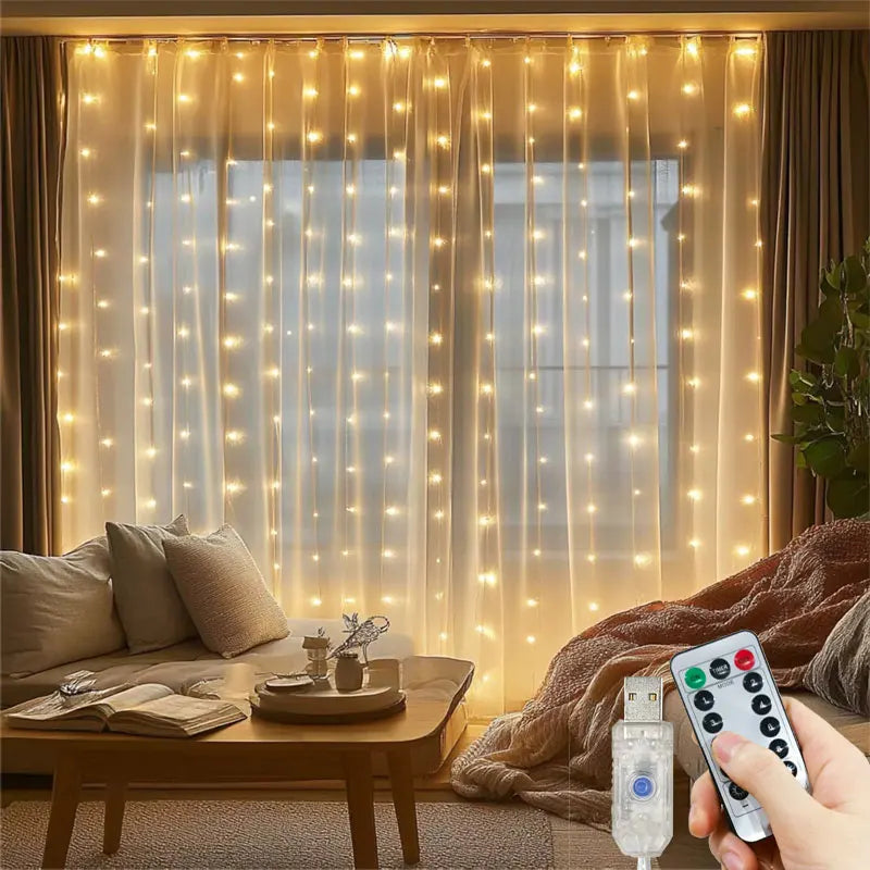 Curtain Garland 8 Modes LED